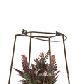 iron decoration hanging style flower holder decoration